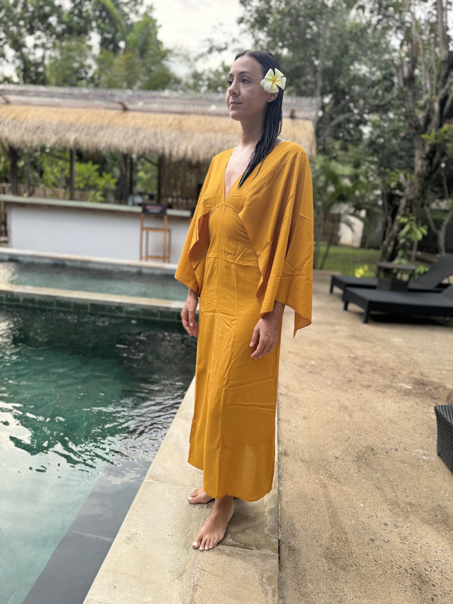 Aiyra Dress – Deep V Cut-Out Tie Back