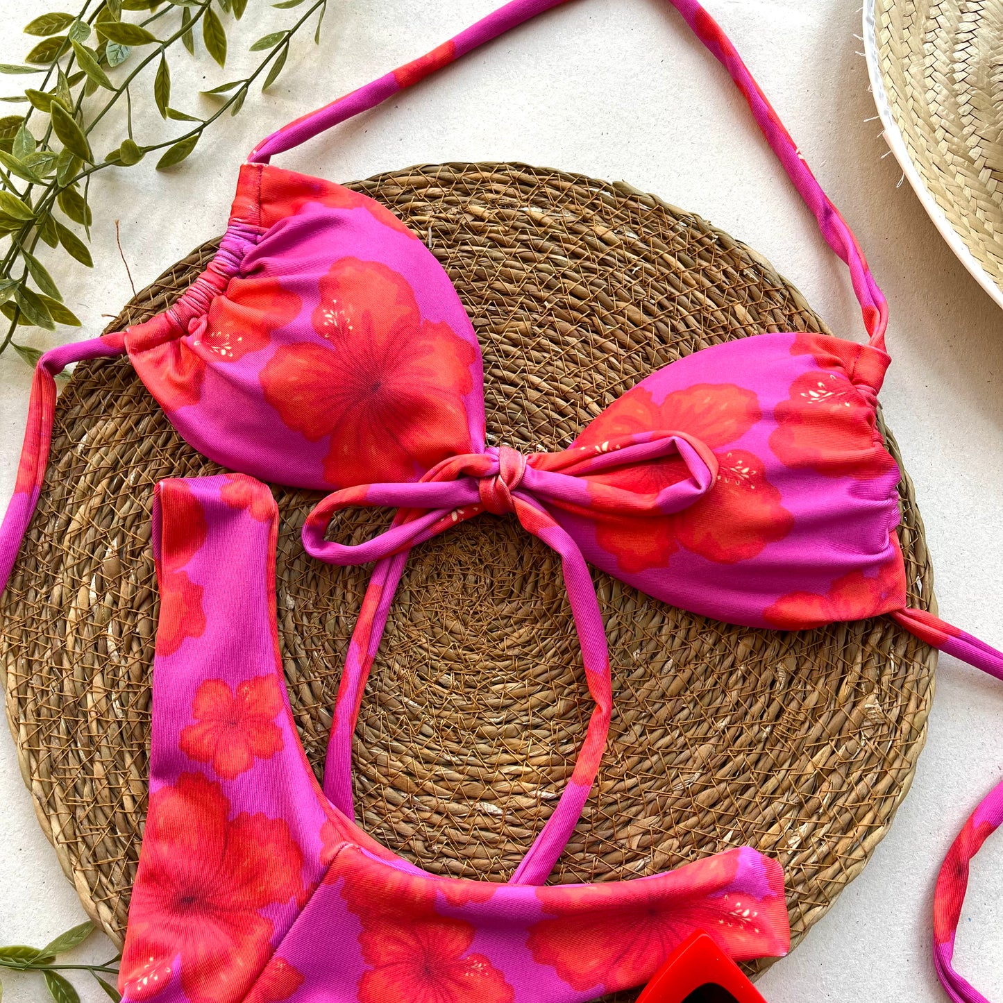 Sunrise Triangle Bikini Set – High-Leg Delta Cut