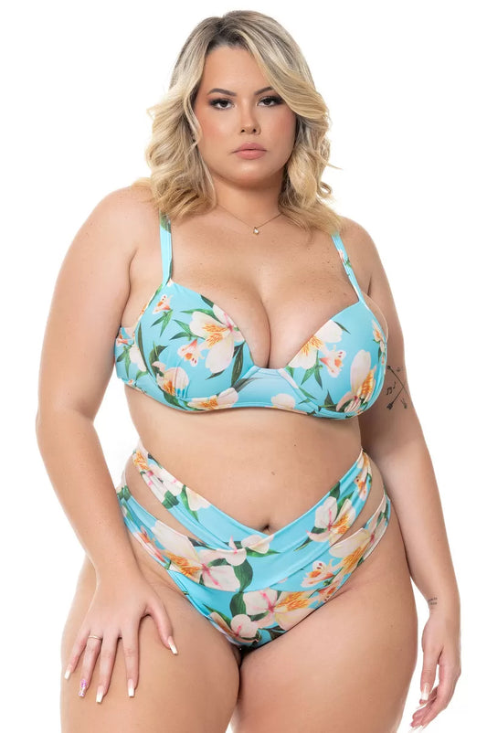 Tropical Bloom Floral Bikini Set
