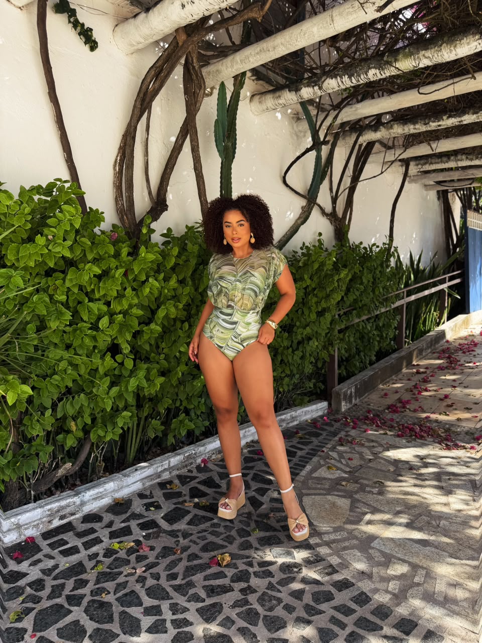 Emerald Mesh One‑Piece