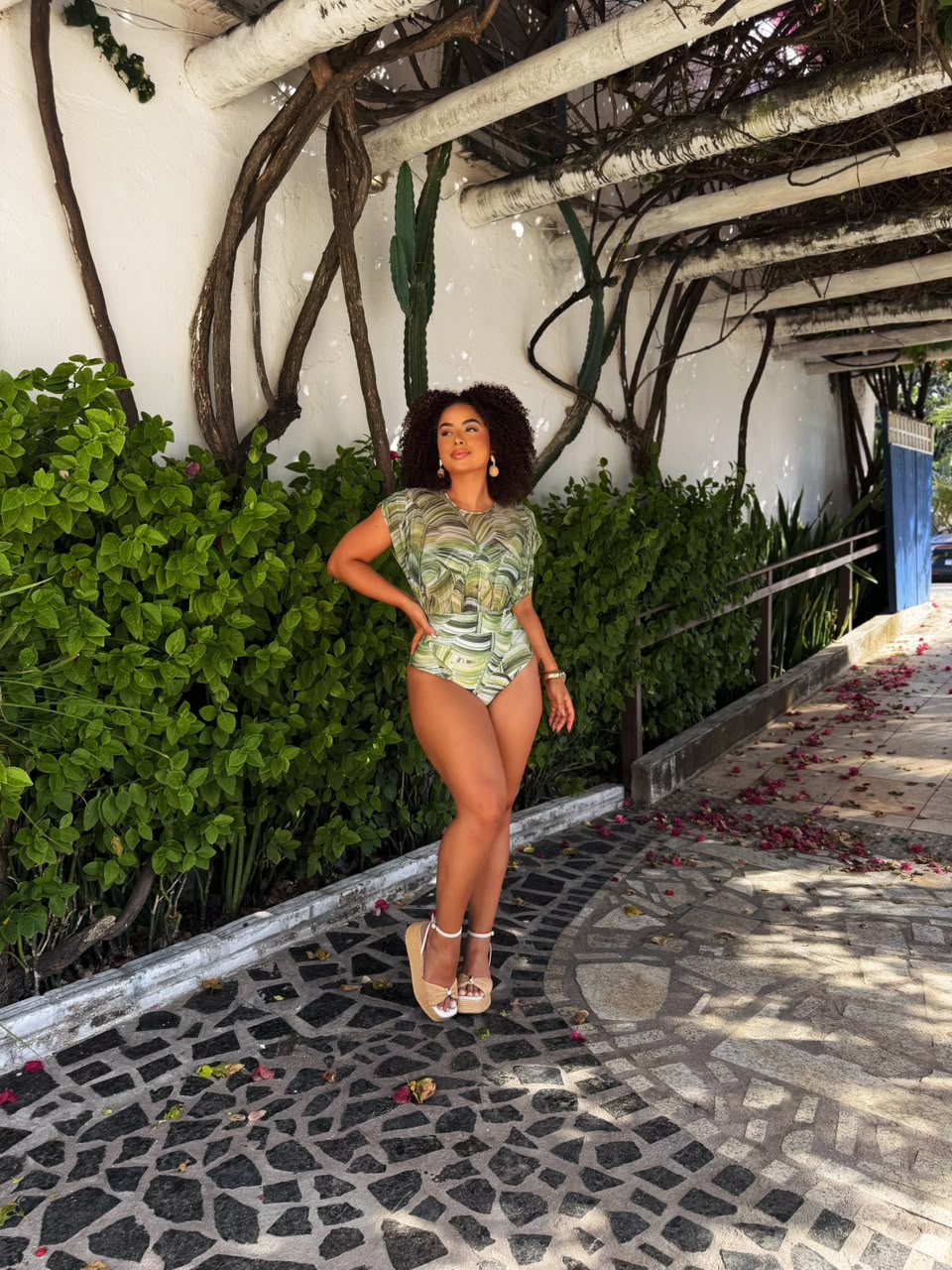 Emerald Mesh One‑Piece