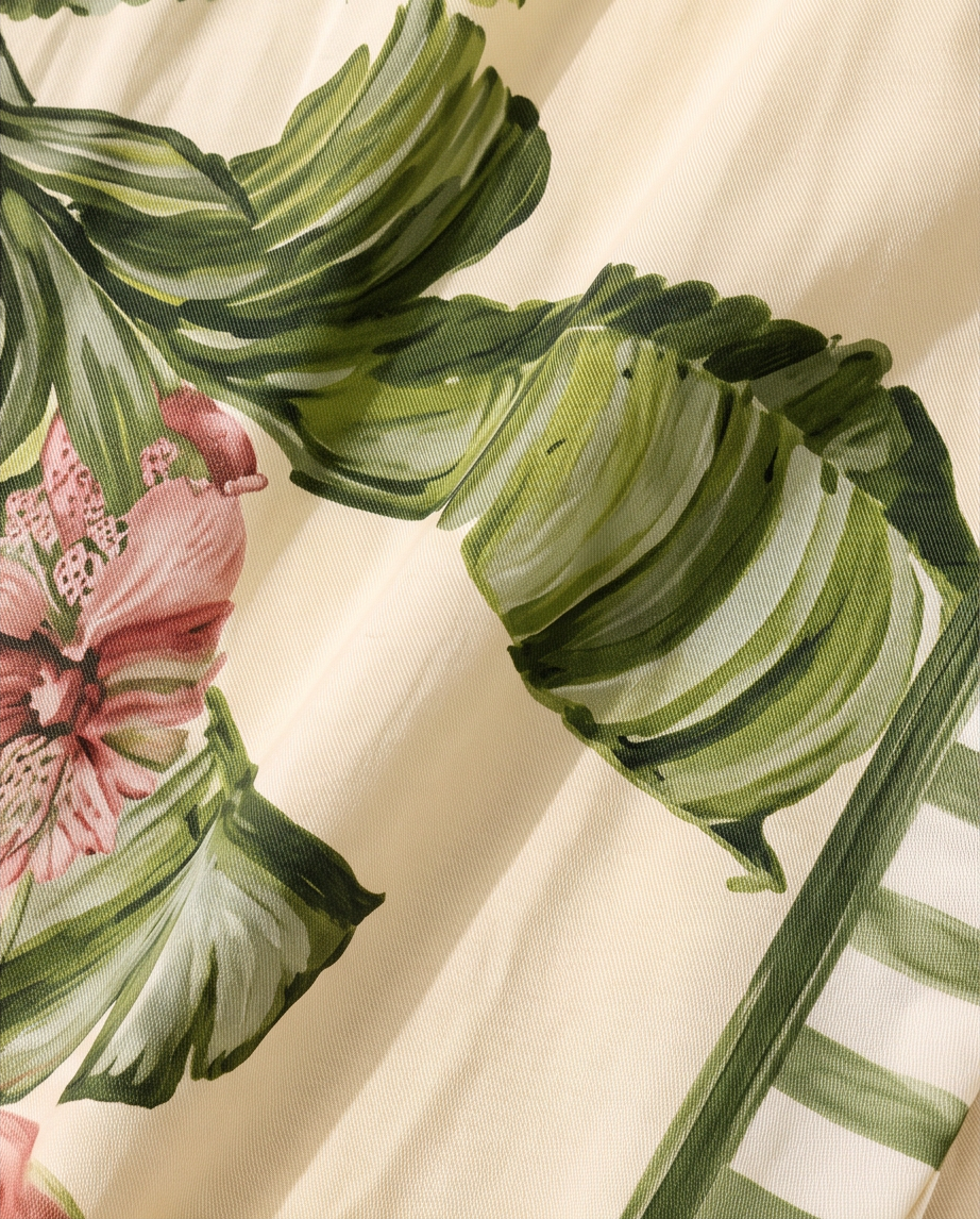 Island Bloom Halter Dress